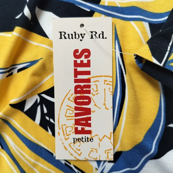 RUBY RD FAVORITES Shirt Long Sleeve Size PXL NWT Multicolored Funky - Picture 4 of 9